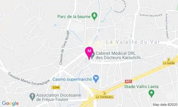 Localisation Dr Jean Louis Orfila
