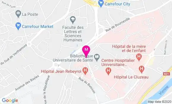 Localisation Dr Amelie Stuit
