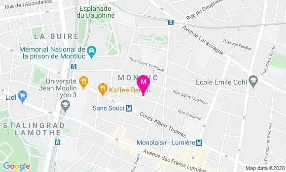 Localisation Dr Oriane Cosserat