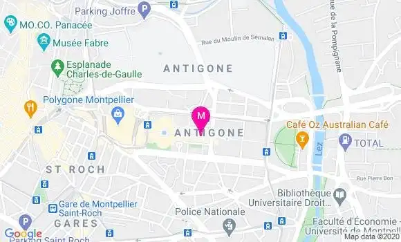 Localisation Dr Elisabeth Brun Micallef