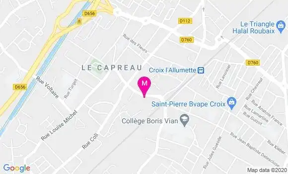 Localisation Dr Laurent Maes