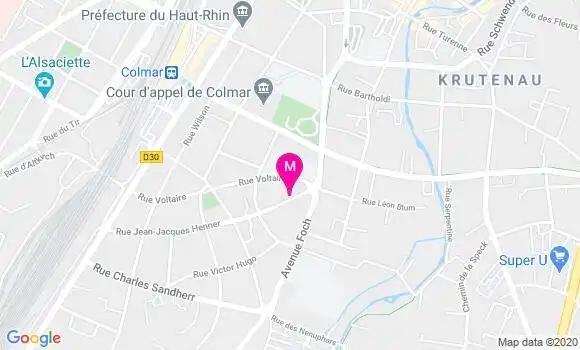 Localisation Dr Chantal Loescher