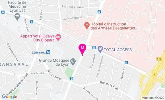 Localisation Dr Capucine De Lattre