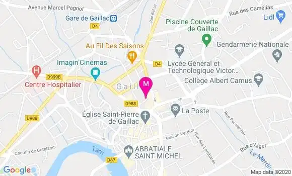 Localisation Dr Daniel Chatillon