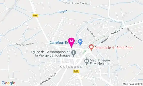Localisation Dr Aurélien Lanners