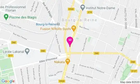 Localisation Dr Brigitte Ktourza Sayag