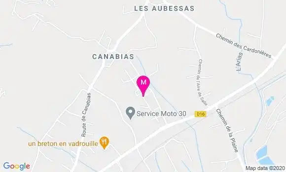 Localisation Dr Thierry Vezon