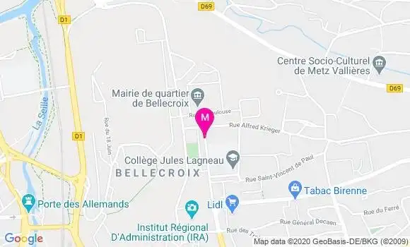 Localisation Dr Mireille Birck
