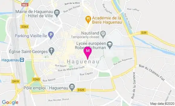 Localisation Dr Christophe Cuny