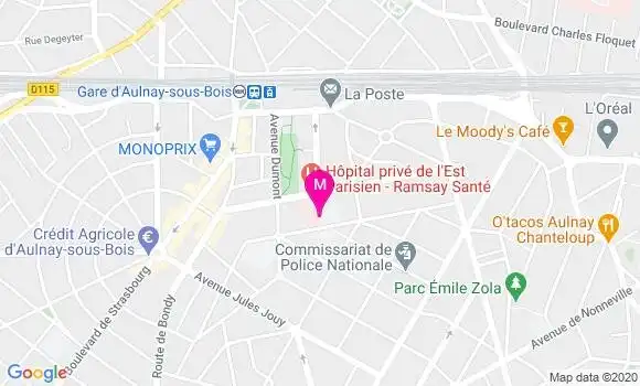 Localisation Dr Philippe Rieu