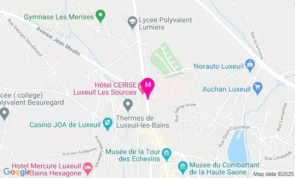 Localisation Dr Philippe Bussod