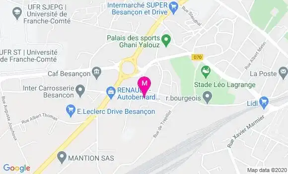 Localisation Dr Christophe Joly