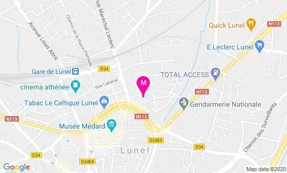 Localisation Dr Jean Claude Mechali