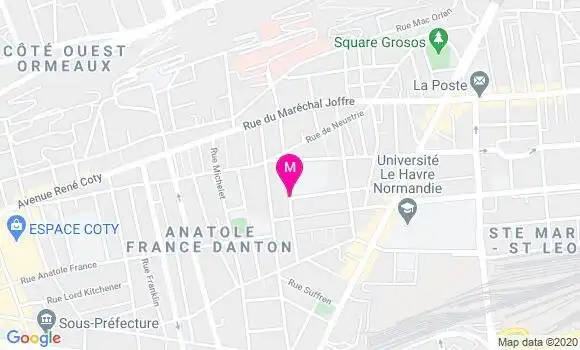 Localisation Dr Eric Luer