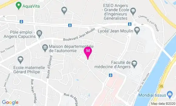 Localisation Dr Anne Laure Ferrapie