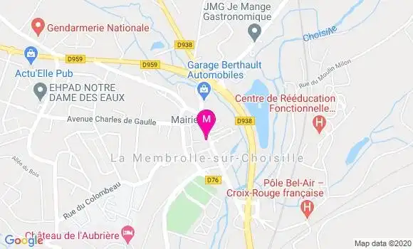 Localisation Dr Annie Letournel