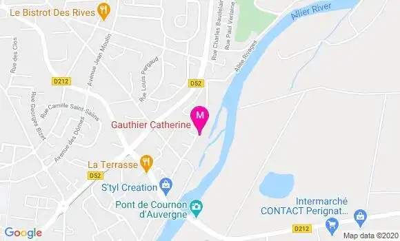 Localisation Dr Catherine Gauthier