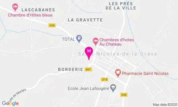 Localisation Dr Jérôme Boussac