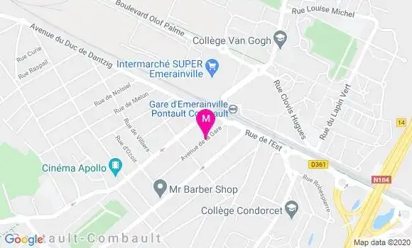 Localisation Dr Jocelyne Brun