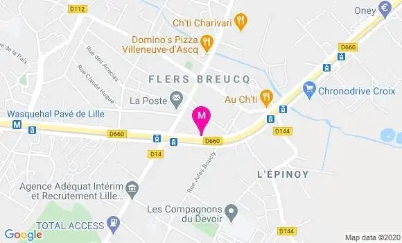 Localisation Dr Sixtine Masson Plantureux