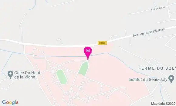 Localisation Dr Sylvie Lereboulet