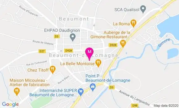 Localisation Dr Michel Mothes