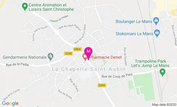 Localisation Dr Laurence Mesnard Lecompte