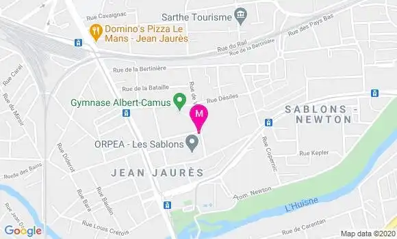 Localisation Dr Thomas Raymond