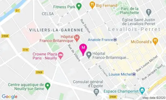 Localisation Dr Sylvie Chabbal