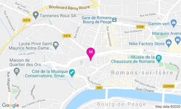 Localisation Dr Pascal Four