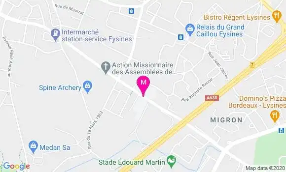 Localisation Dr Nadine Sudreau Delorme