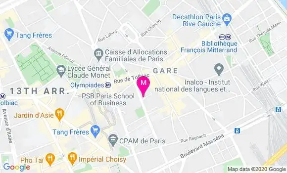 Localisation Dr Naima Grangaud
