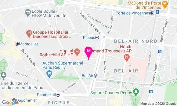 Localisation Dr Bénédicte Chamoun