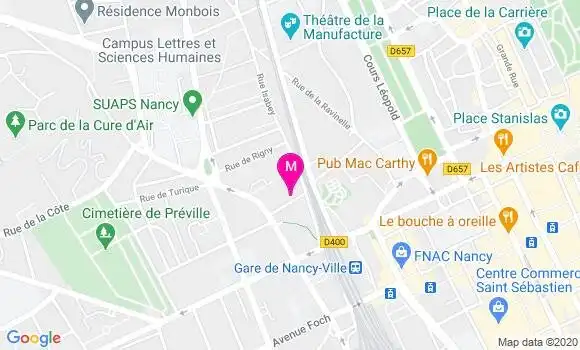 Localisation Dr Marie Catherine Isoardi