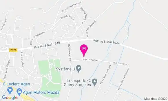 Localisation Dr Patrick Labarsouque