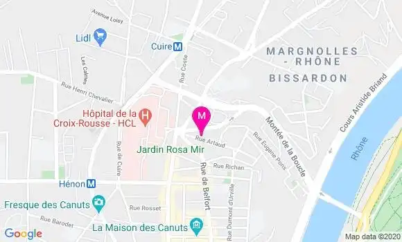 Localisation Dr Marie Laure Suzat