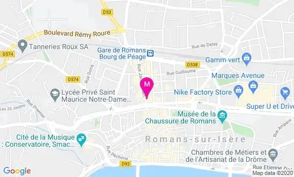 Localisation Dr Philippe Vidal