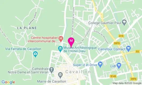 Localisation Dr Brigitte Lauzanne Gavoty