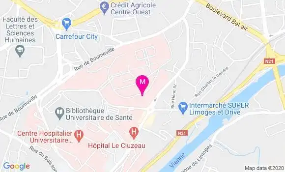 Localisation Dr Muriel Arthus