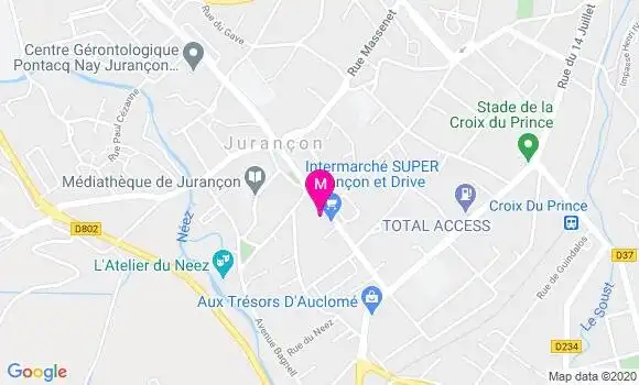 Localisation Dr Laurent Cazal