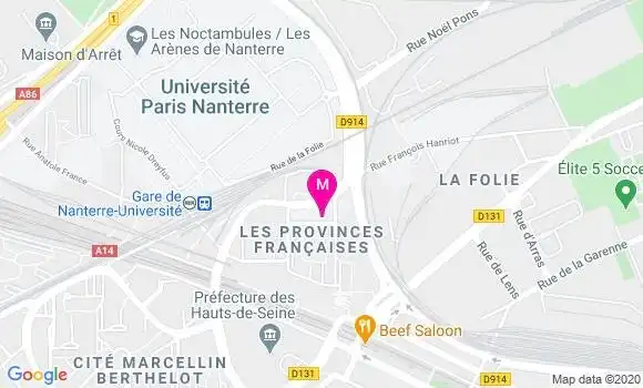 Localisation Dr Hélène Adda