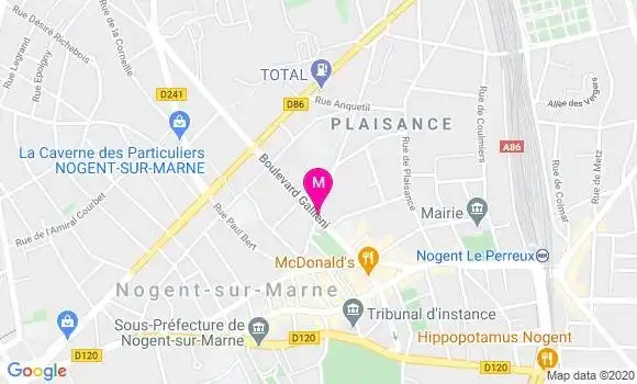 Localisation Dr Philippe Chotard