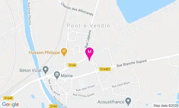 Localisation Dr Michel Fauquembergue