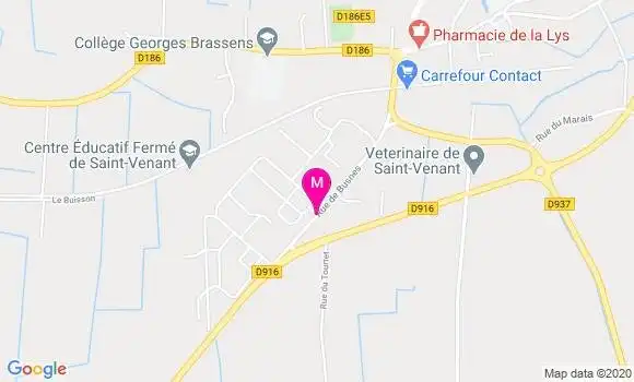 Localisation Dr Nathalie Lambert Olivier