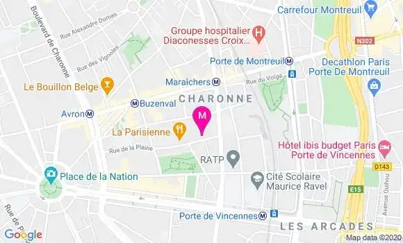 Localisation Dr Liliane Mitelman