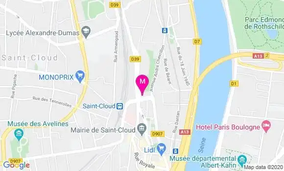 Localisation Dr Bertrand Viard