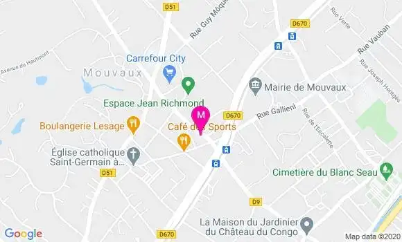 Localisation Dr Olivier Tirot