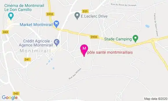 Localisation Dr Sylvio Mazza