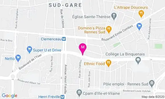 Localisation Dr Sandra Lebreton