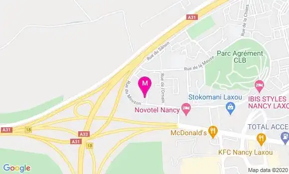 Localisation Dr Nadine Aubertin